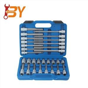 30 vnt 1/2'' DR EX-LONG šešiakampių antgalių lizdų rinkinys
